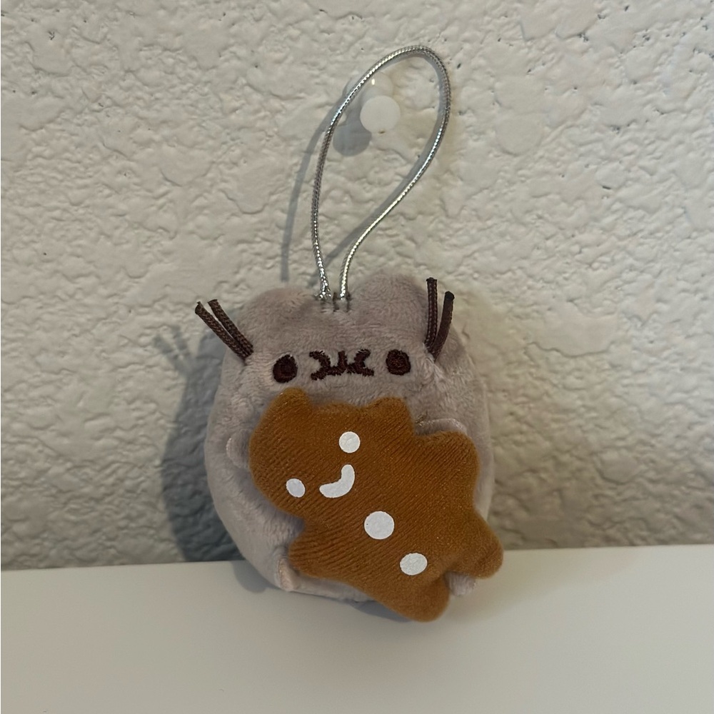 Pusheen Plush Keychain Gingerbread